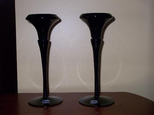 candlesticks - black candle sticks