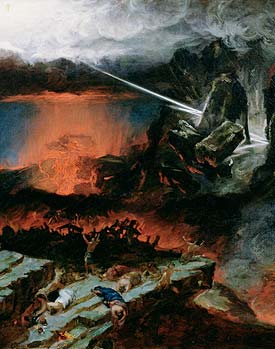Judgment Day - This is a scene that could possibly be true during the final day of mankind.
