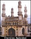 Charminar at Hyderabad - It is one of the famous monuments situated at Old city of Hyderabad. It about 400 years old. It has got Four Minars, that's why it is known as Charminar.