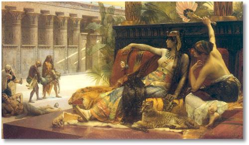 cleopatra testing poisons - by A.Cabanel