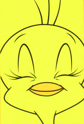 tweety! - well u have seen tweety in Yelow...wht do u think how would she loook if twety was Pink!!!!!!!!