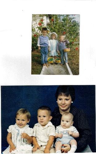 my mom and my brothers and I  - my brothers and mom and I