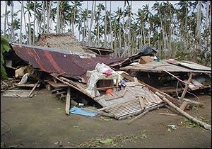Devastated 'Bicol' - The aftermath of typhoon Reming in the Bicol, Philippines...