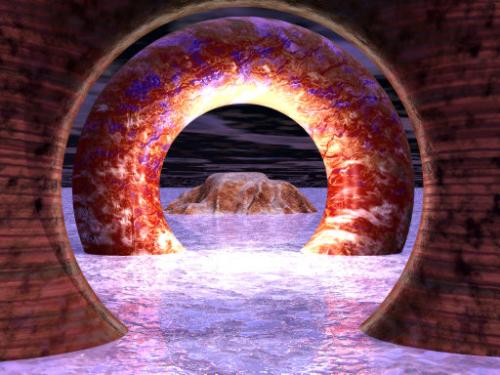 Gateway to a Dream - Ever have a dream where you took one way in your movements instead of another? Ever wonder what another path might have revealed?  The rest is up to you