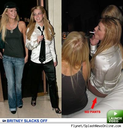 She is going nuts! - Britney is going crazy! This is the cleanest photo of her possible right now!