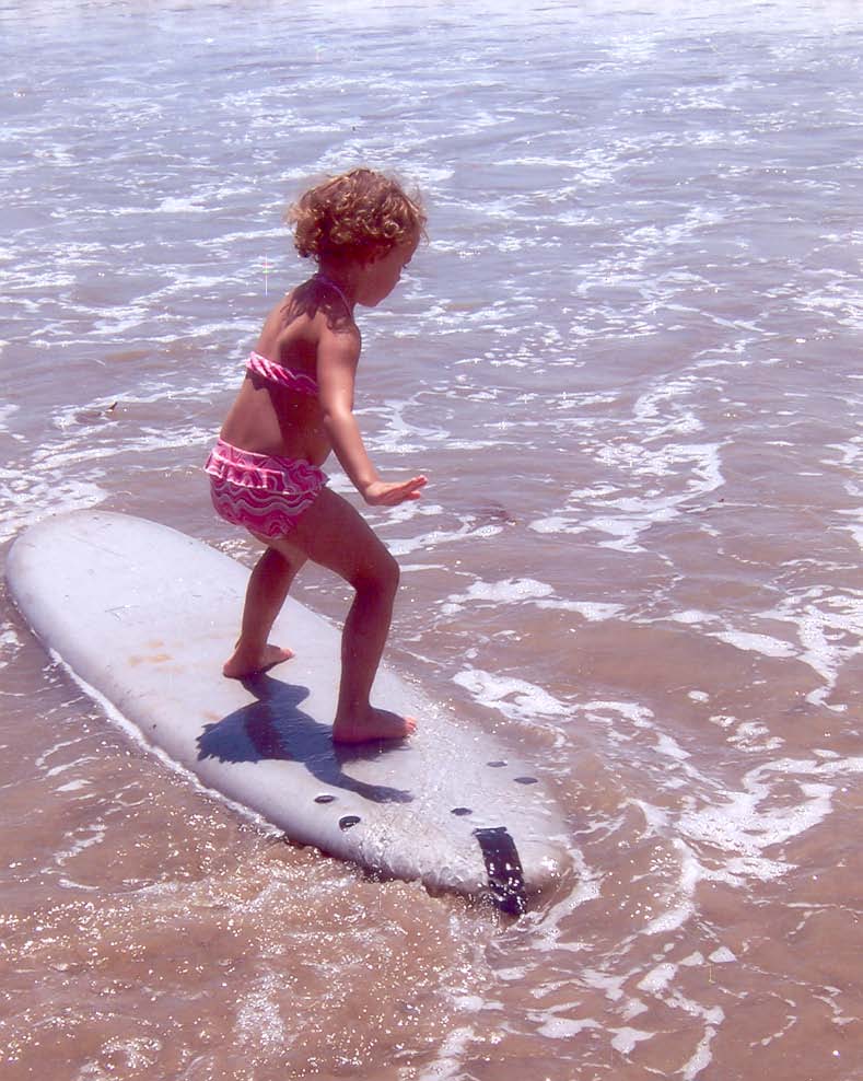 First wave - This is my daughters first wave!