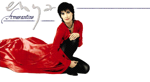 Enya in Red Dress - Beautiful Enya in red dress
