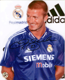 David Beckham in real marid blue - Jesery