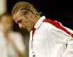 David Beckham Looking - Down seems like losing the game