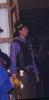 Hubby bullriding - This was hubby getting ready to ride a bull