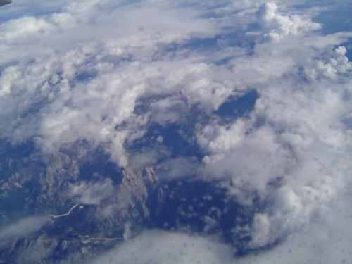 on the airplain - a nice view