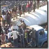 Bridge collapses - Bridge collapses over train in Bhagalpur Bridge collapses - Bridge collapses over train in Bhagalpur