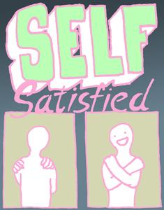 self satisfied - satisfied