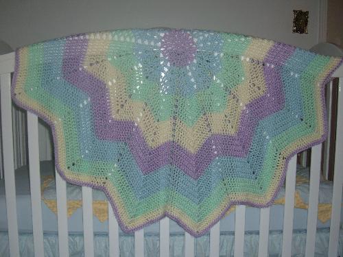 Blankie I made for my son - I made this while preggo with my son.