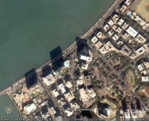 nariman point - satellite view of nariman point