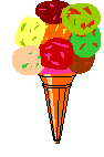 ice cream - Ice cream cone...great on a warm day.