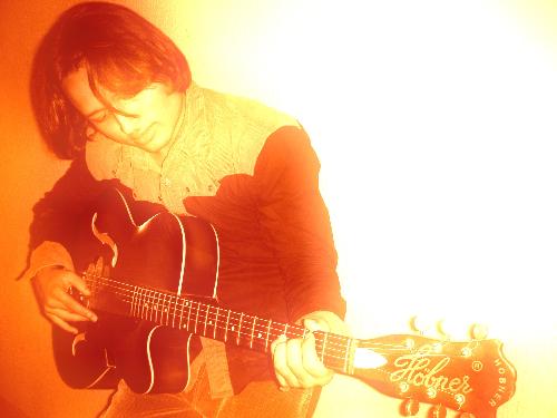 myself - posing with guitar