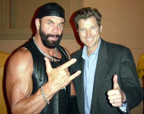 Macho Man - Randy 'Macho Man' Savage and Curt Visca at the American Music Awards in Los Angeles!