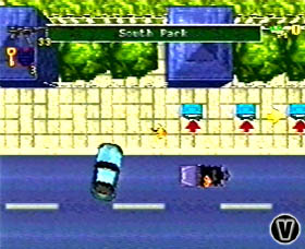 Grand Theft Auto - Grand Theft Auto http://www.gamespot.com/ps/adventure/grandtheftauto/index.html Grand Theft Auto puts you in the role of a small-time criminal who is looking for a way to make a name for himself in the crime business. The quickest way to do so is by getting on the good side of the local crime boss by jacking cars, running drugs, and the ever-popular contract killing. In one of the game's most notable missions, you pick up a big rig loaded with explosives. Your task is to drive the rig into the police station, get out, and get away before taking out the pigs where they live.