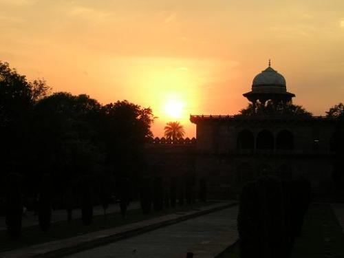 sunset at New Delhi -  Photographed at New Delhi