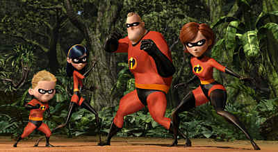 the incredibles - 'the incredibles' at ready-to-fight position as enemies ready to attack them!