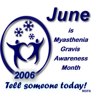 Myasthenia Gravis Awareness - this is an awareness photo