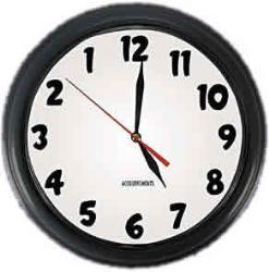 Backwards Clock