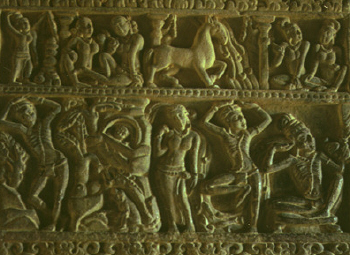 sculpture - funtastic carving at Badami(India)