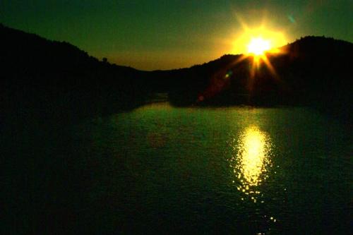 Mexico, Maine, USA. - Sunset, Androscoggin River, Mexico, Maine, USA.