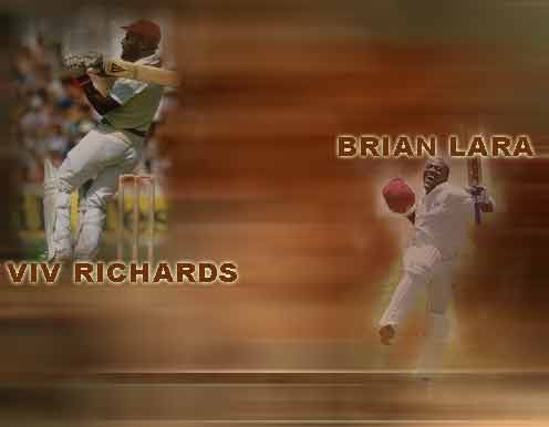 Viv Richards and Brian Lara - Viv Richards and Brian Lara
