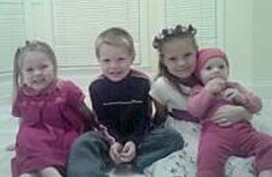 my 4 babies - This is a picture of my four kids. I love them very much!!!!!