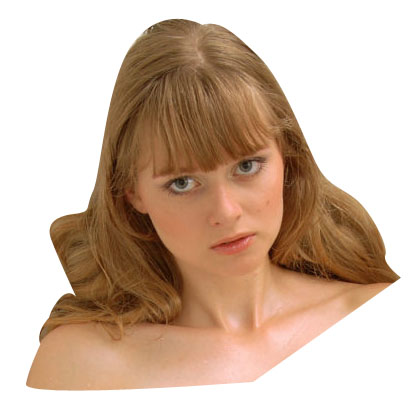 Nice face! - When I was surfing the net, my eyes stuck on a girl's photo. The face was amazingly nice. So, I collected it.