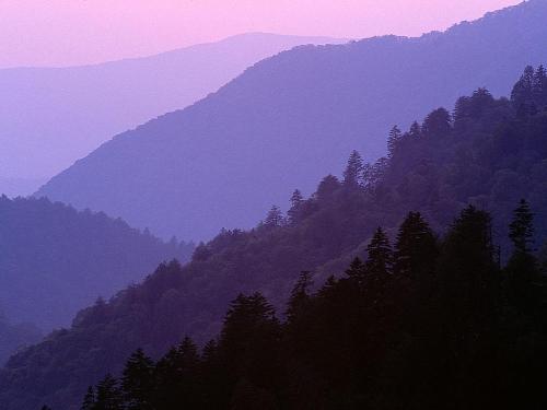 Dusk From Morton's Overlook, Great Smoky Mountai - Destination - Dusk From Morton's Overlook, Great Smoky Mountai............ Best locations from around the world ... Truly an adventurer's paradise...High Resolution Photography