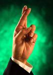 crossing fingers - Crossing fingers for luck...not for lying!