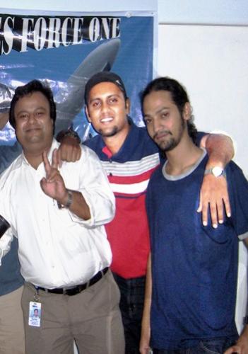 Sales Force One - This was my band at Dell. The Drummer n rythm guitarist are missing. Will upload that snap once i get it. We did some great shows at Dell n we loved playing together.