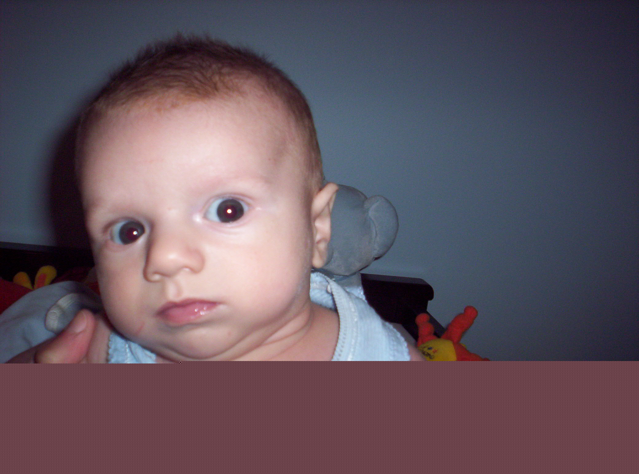 Kai Douglas - Another photo of my little stud. This one was taken just after he had taken his bath with Daddy. I love them both so much. Kai is asleep right now, which is kinda nice, the whole daylights savings thing has kinda mucked him around, poor kid, he doesn't know if he's coming or going... He's beautiful none the less...