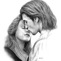 Sweet kiss - Couple kissing