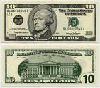 10 dollar bill - 10 dollar bill