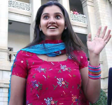 sania pic - This is the pic of sania mirza when she was in Delhi.........