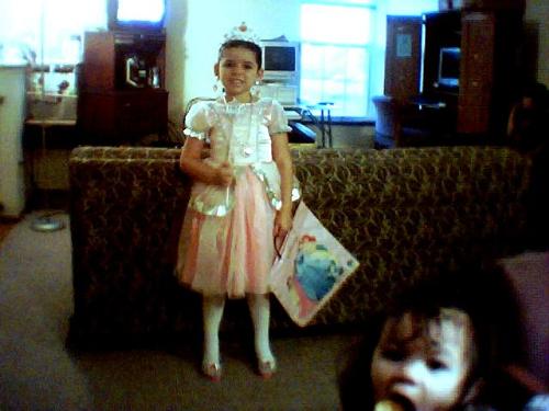 Yasmine as a Princess!! - My daughter as the Princess she is!!