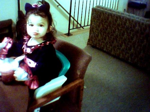 Araceli as a Pretty Kitty!! - Araceli dressed as a cat!!