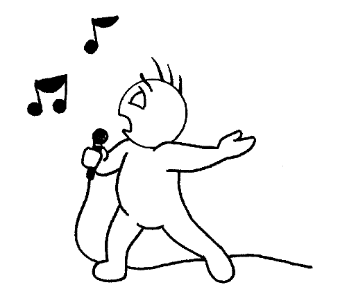 cartoon - I thought that this cartoon was very cute haha. Simple but really really adorable.