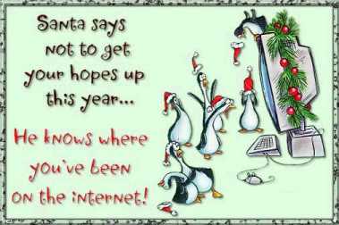 Santa knows you've been BAD - Santa knows you've been BAD