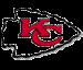 KC Chiefs Logo - Here is a small black on red logo of the Kansas City Chiefs from their 2006-2007 NFL Footbal Season