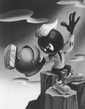 Rare Marvin The Martian - This is a Rare picture of Marvin The Martian. I am a very big marvin the martian fan, obsessed actually, when I saw this picture I had to have it ...He has a white mullet can you believe that? So funny. I love the way he is dressed out of uniform.
