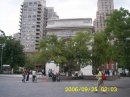 Washington Square Park - A view of the famous washington square arch, looking up fifth avenue. The line between Greenwhich and East village.