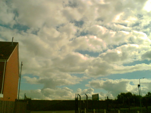 Outside my bf's house - Sunny afternoon last summer..