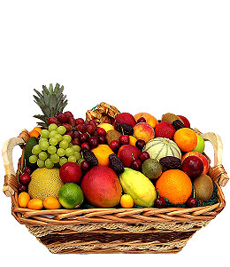 fruit basket - fruit in a petty basket