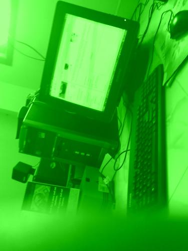 my pc in matrix - want to be neo...