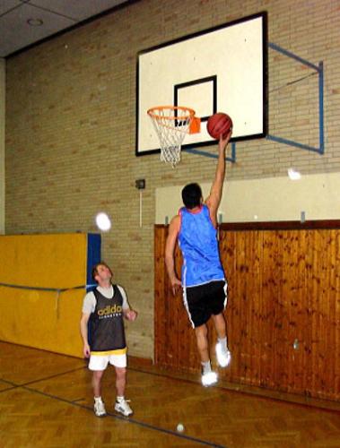 basketball - playing basketball